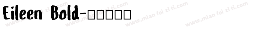Eileen Bold字体转换